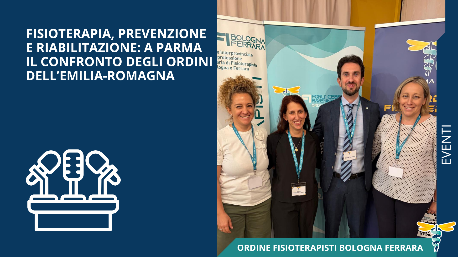 Fisioterapia, prevenzione e riabilitazione: a Parma il confronto degli Ordini dell’Emilia-Romagna